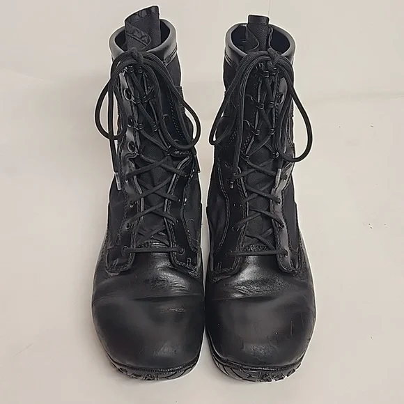 Tactical Research Belleville TR102 Leather Black Training Combat Boots Size 10W - Picture 2 of 15